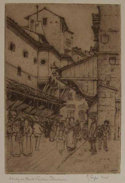 Study on the Ponte Vecchio, Florence [small version]